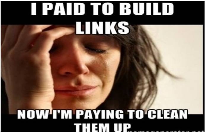 paying to build links