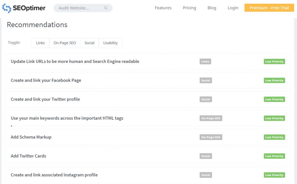 determine the health of your website