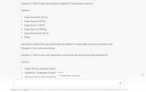 ChatGPT helps to prepare social media descriptions