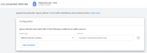 How to exclude referral spam visits in GA4?